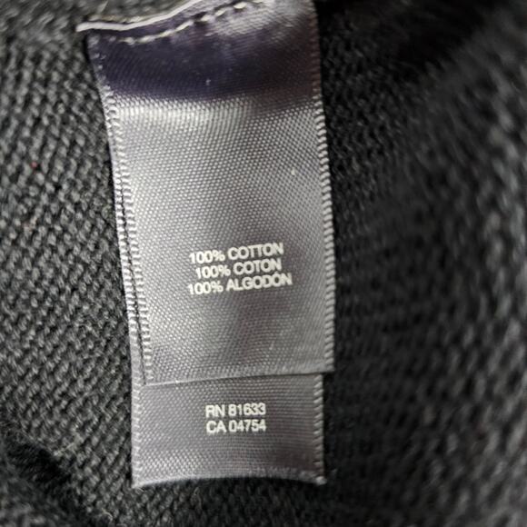 Vintage Kenneth Cole Reaction "Sonia"  Black & Gray V-Neck Sweater Men's XL - Picture 9 of 11